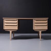 Cerused Wood Desk, Manner of Edward Wormley - Sold for $1,280 on 10-10-2026 (Lot 479).jpg